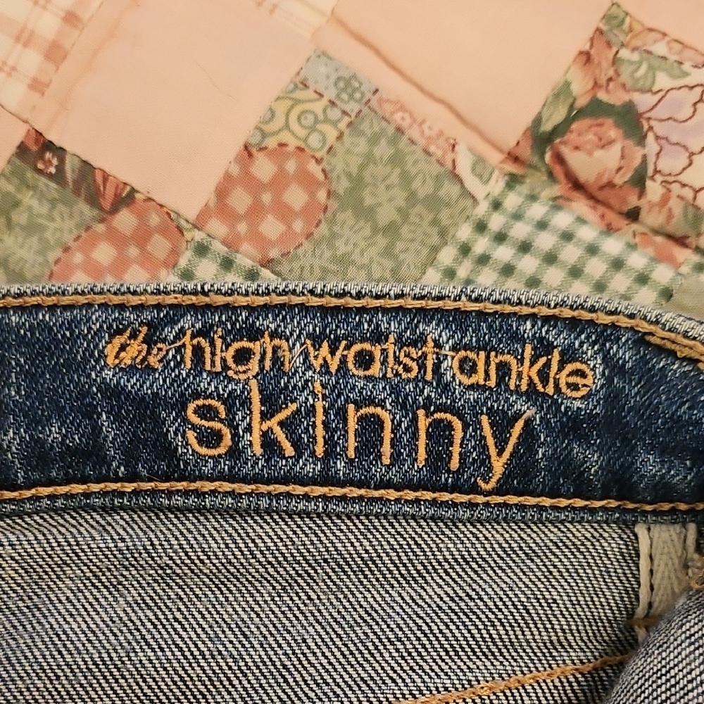 7 For All Mankind Luxe Vintage High-Waist Ankle Skinny- Size 24 - Picture 8 of 9
